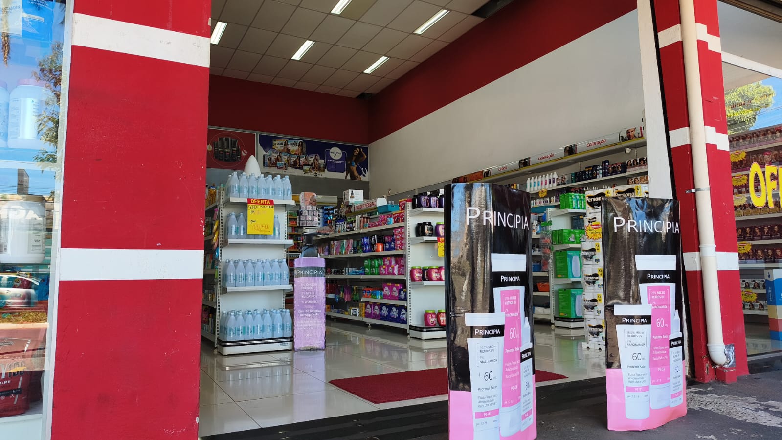 Entrada e variedade de produtos